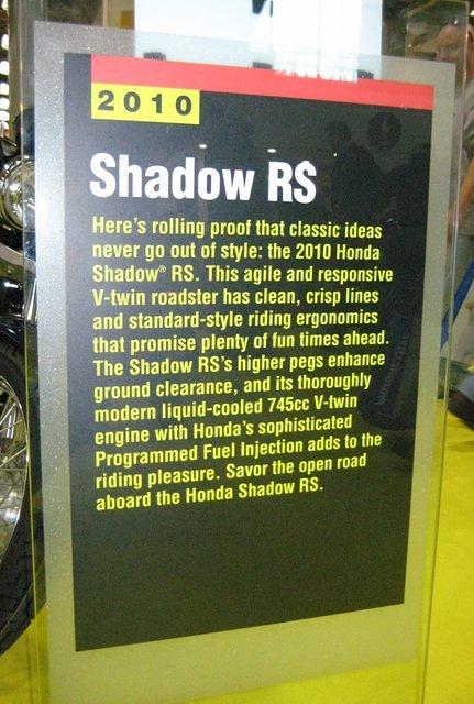 Honda Shadow RS info