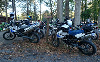 The Cool Bike Area.   I think there were at least 5 of us.