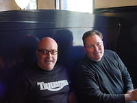 With Allen Keller at The Pub in Gettysburg, PA